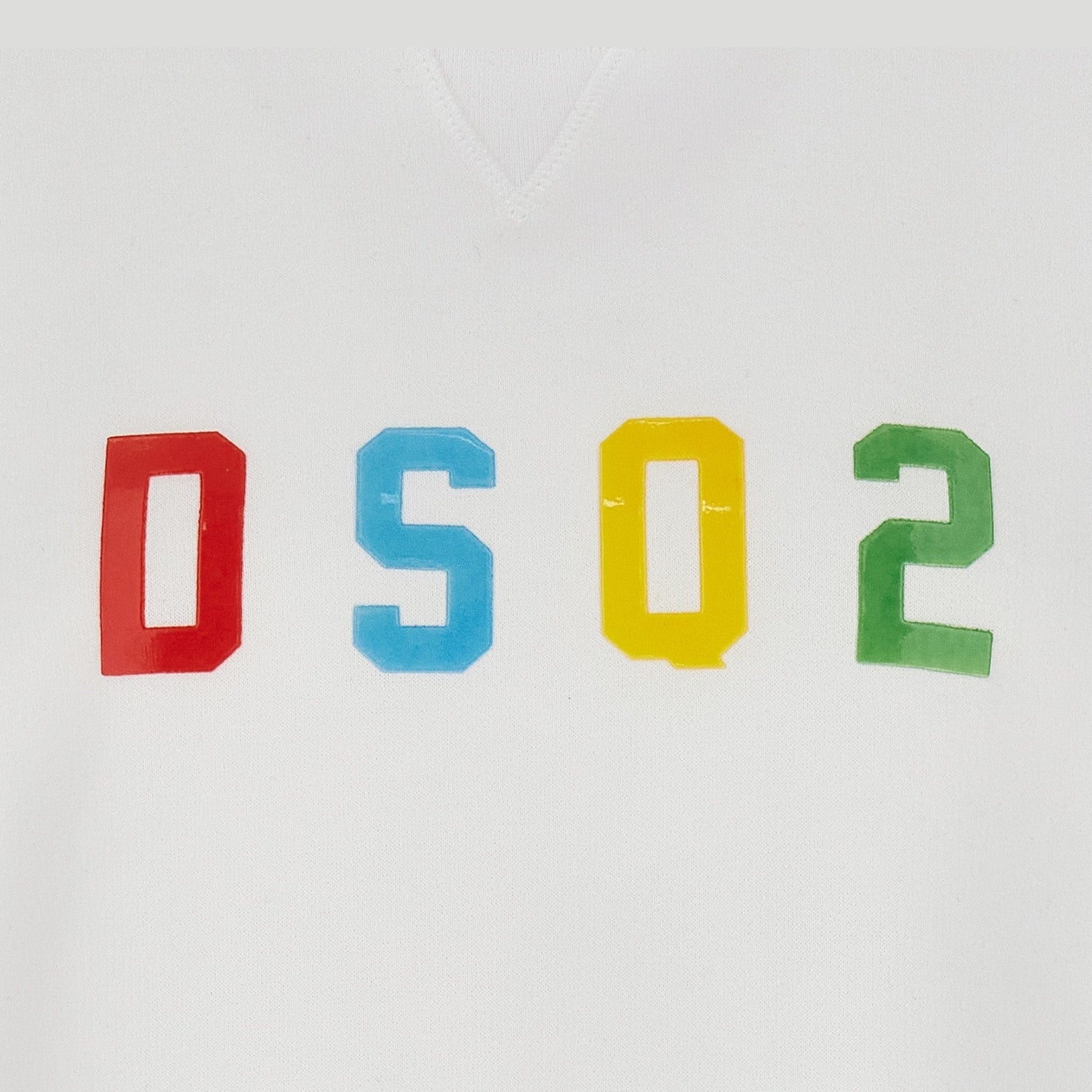 Dsquared² White Cotton Sweatshirt