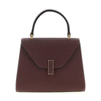 Valextra Bordeaux Calfskin Handbag