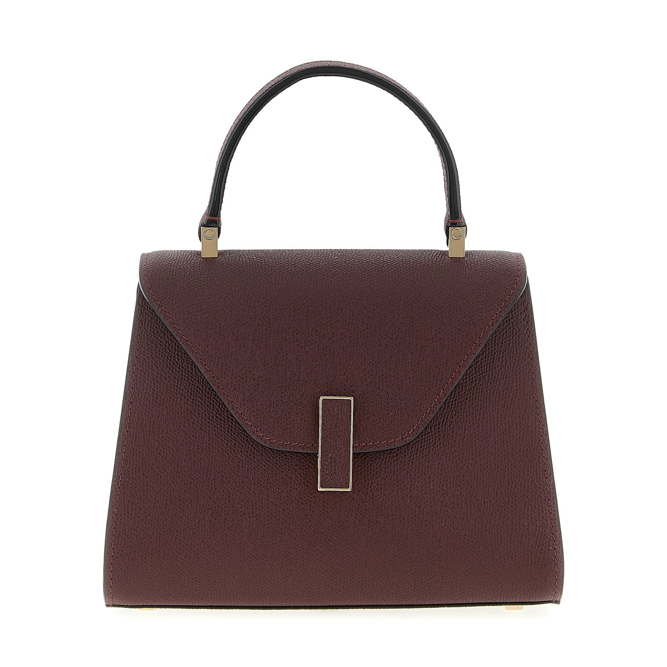 Valextra Bordeaux Calfskin Handbag