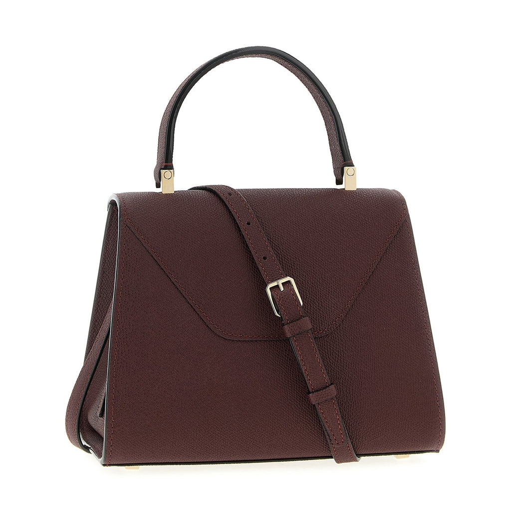 Valextra Bordeaux Calfskin Handbag