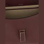 Valextra Bordeaux Calfskin Handbag