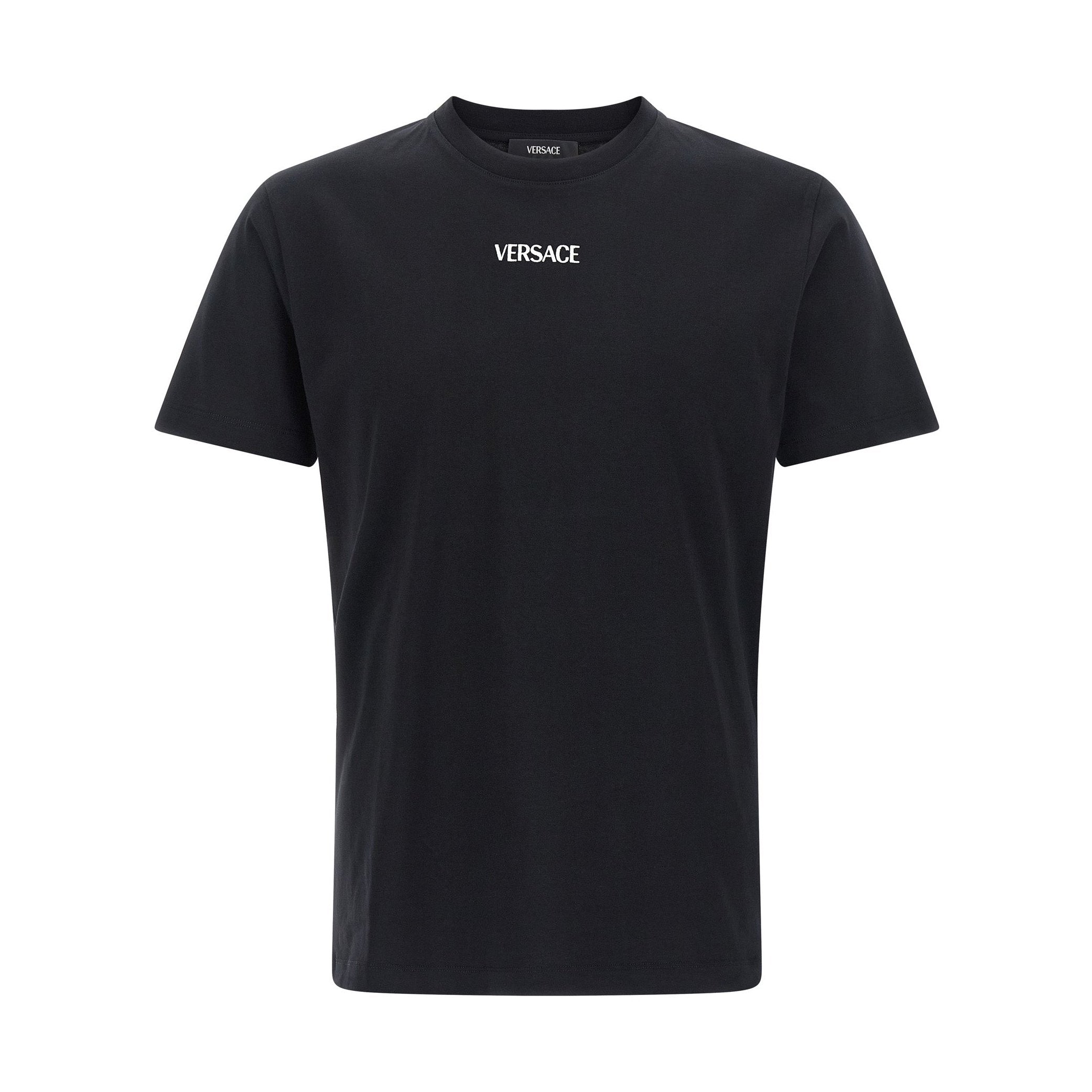 Versace Black Cotton T-Shirt