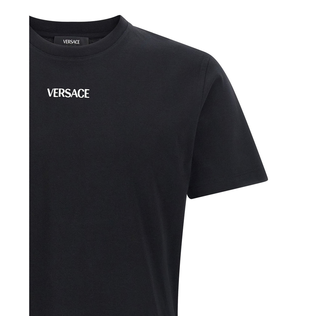 Versace Black Cotton T-Shirt