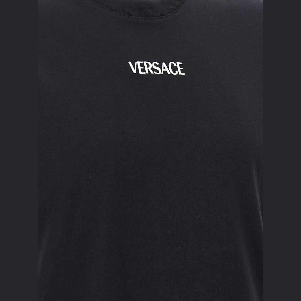 Versace Black Cotton T-Shirt