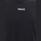 Versace Black Cotton T-Shirt