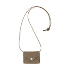 Tory Burch Brown Cowhide Cardholder