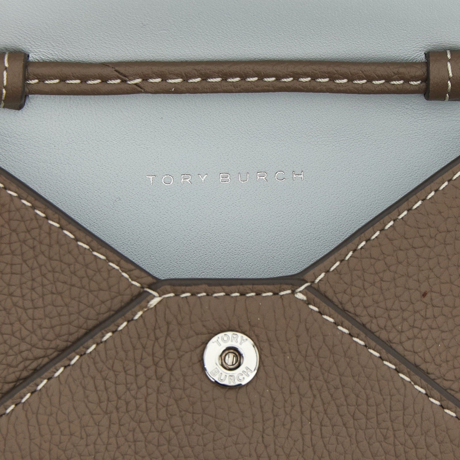 Tory Burch Brown Cowhide Cardholder