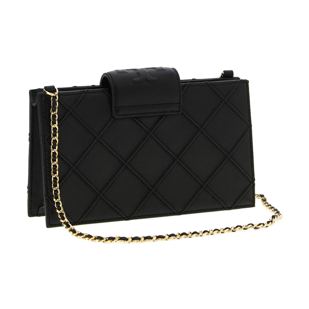 Tory Burch Black Lamb Leather Cardholder