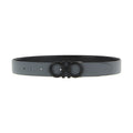 Ferragamo Gray Calfskin Regular Belt