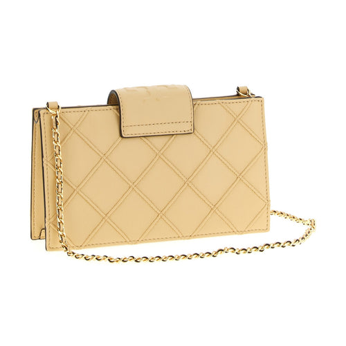 Beige Lamb Leather Cardholder
