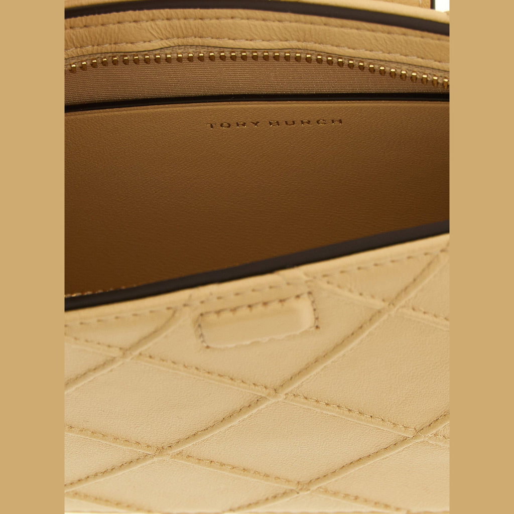 Tory Burch Beige Lamb Leather Cardholder