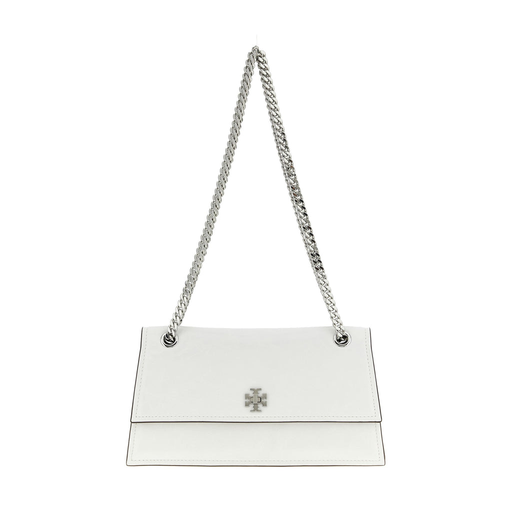 Tory Burch White Lamb Leather Shoulder Bag