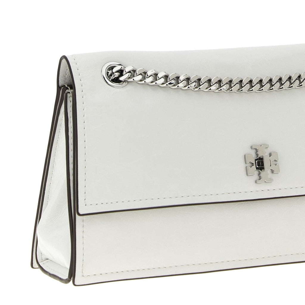 Tory Burch White Lamb Leather Shoulder Bag