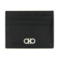 Ferragamo Black Calfskin Cardholder