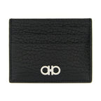 Ferragamo Black Calfskin Cardholder
