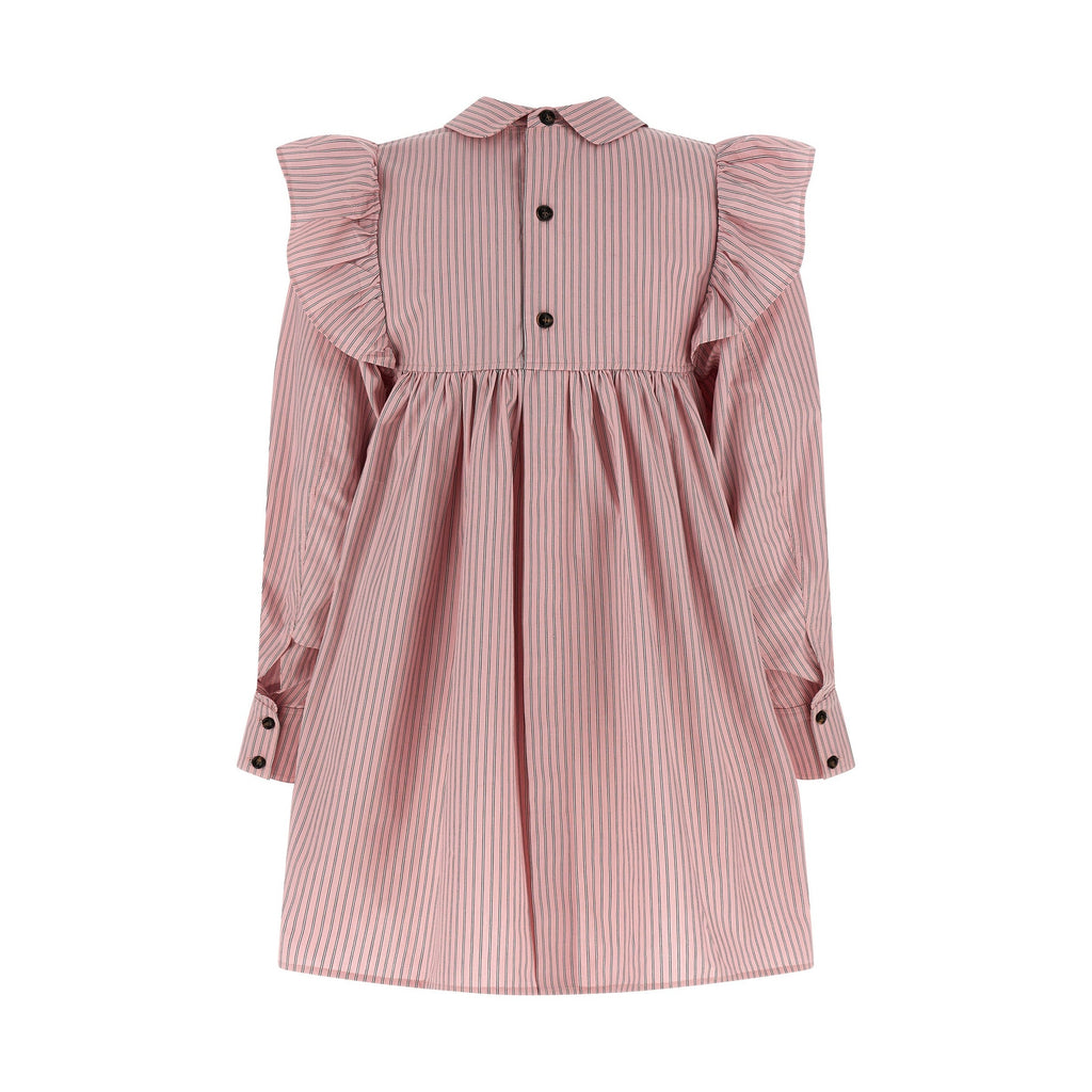 Ganni Multicolor Organic Cotton Short Dress