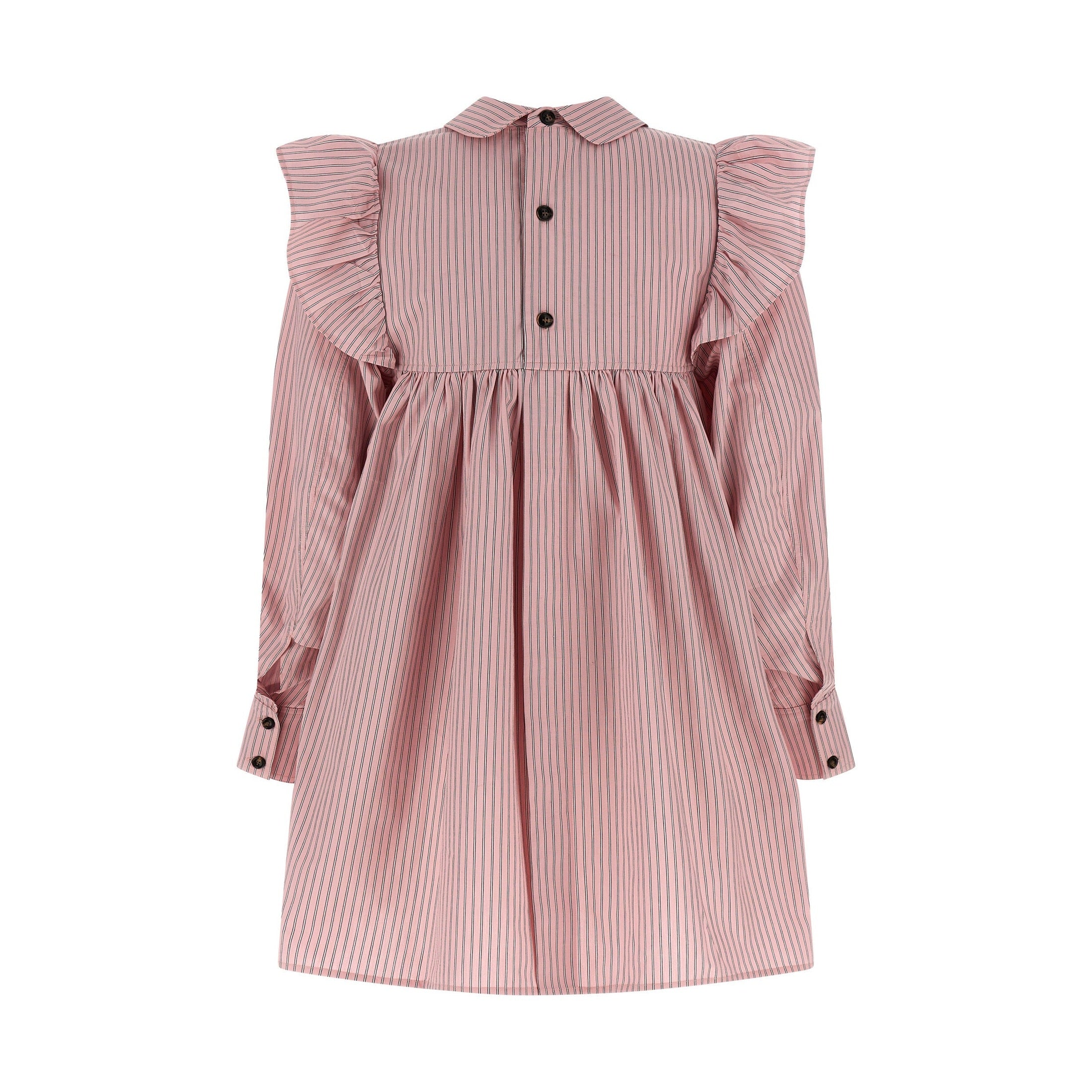 Ganni Multicolor Organic Cotton Short Dress