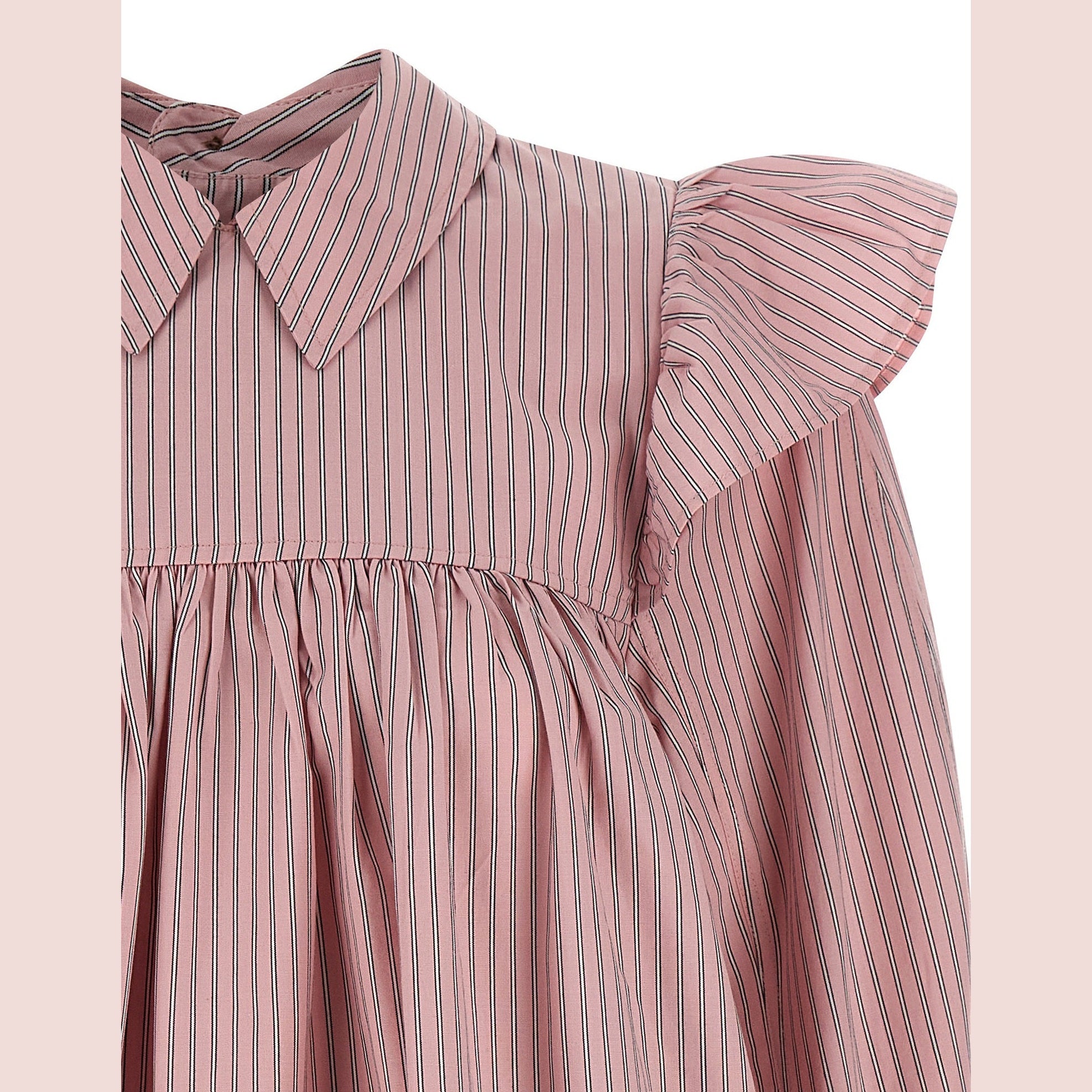 Ganni Multicolor Organic Cotton Short Dress