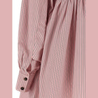 Ganni Multicolor Organic Cotton Short Dress