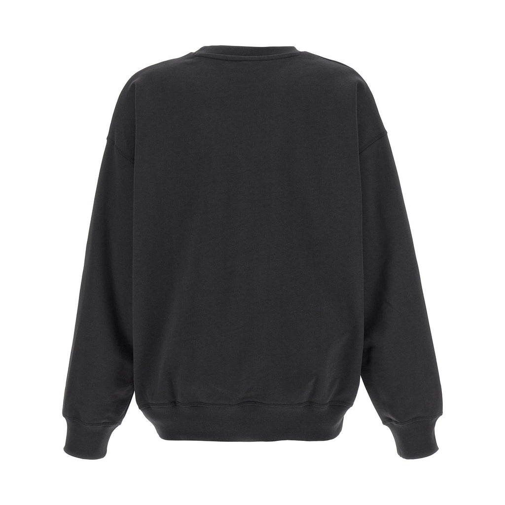 Ganni Black Organic Cotton Sweatshirt