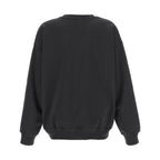 Ganni Black Organic Cotton Sweatshirt