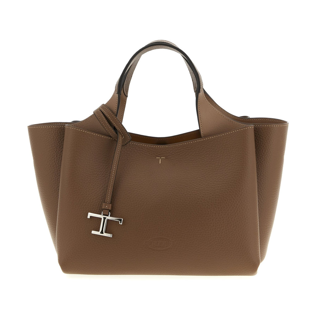 Tod's Brown Calfskin Handbag