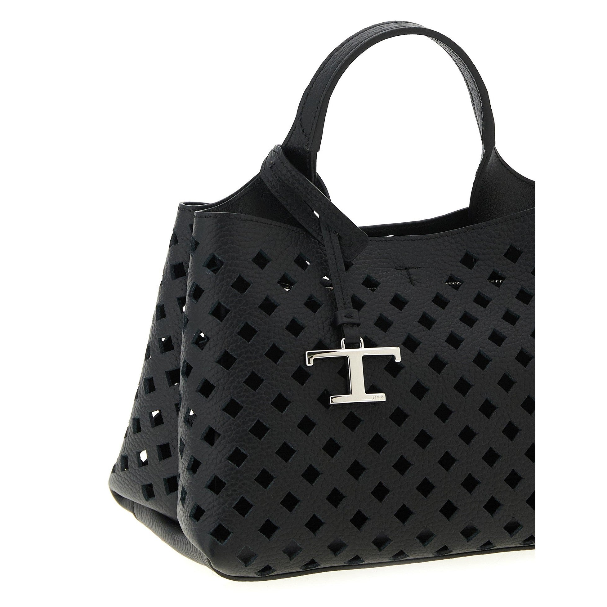 Tod's Black Calfskin Handbag