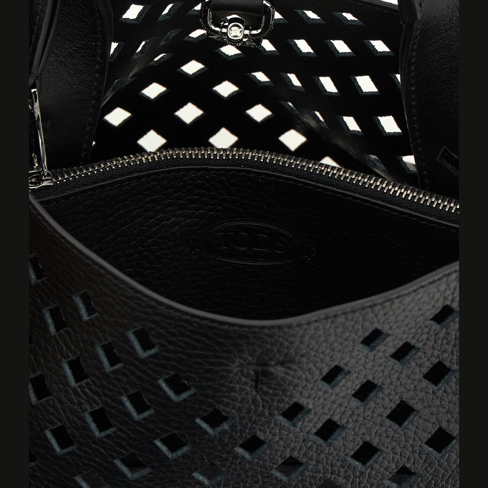 Tod's Black Calfskin Handbag