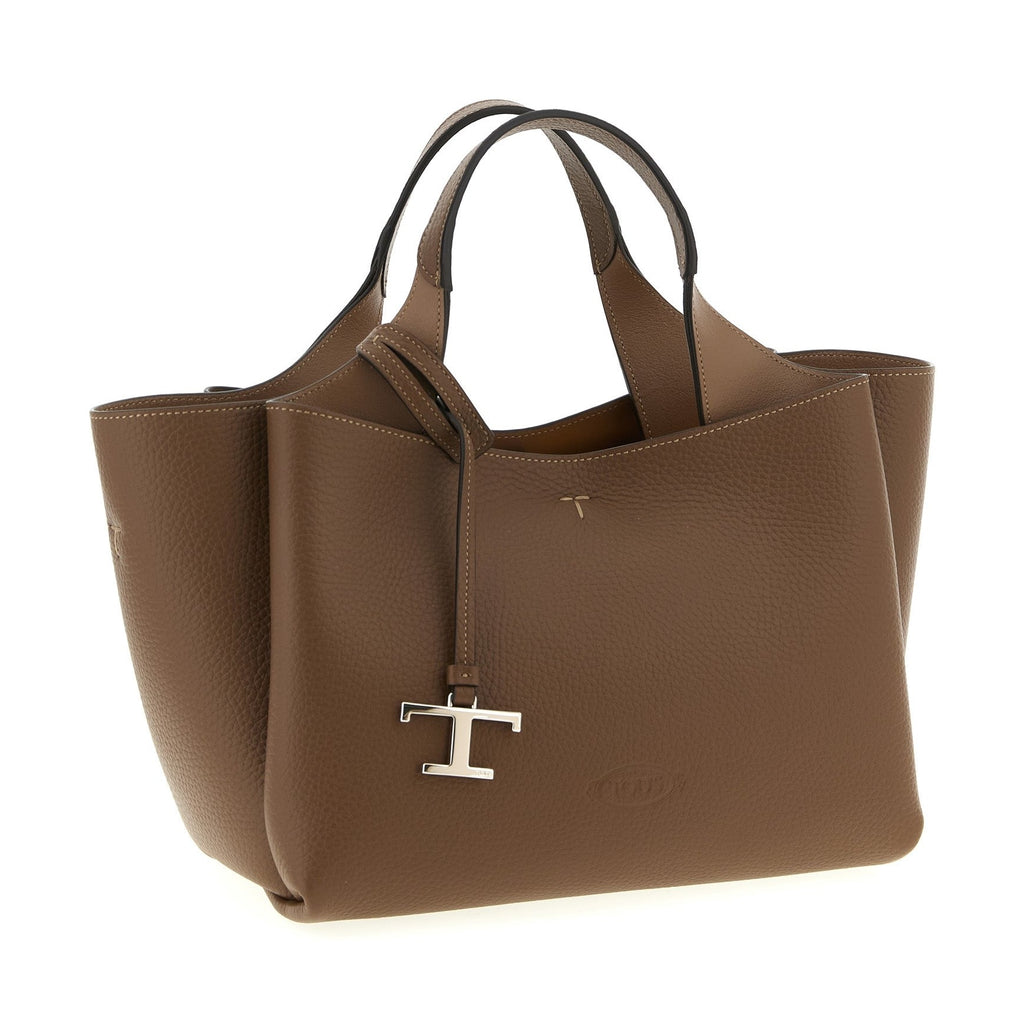 Tod's Brown Calfskin Handbag