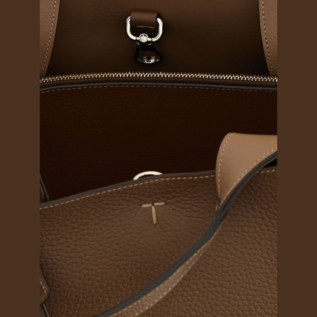 Tod's Brown Calfskin Handbag