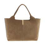 Tod's Beige Calfskin Tote Bag