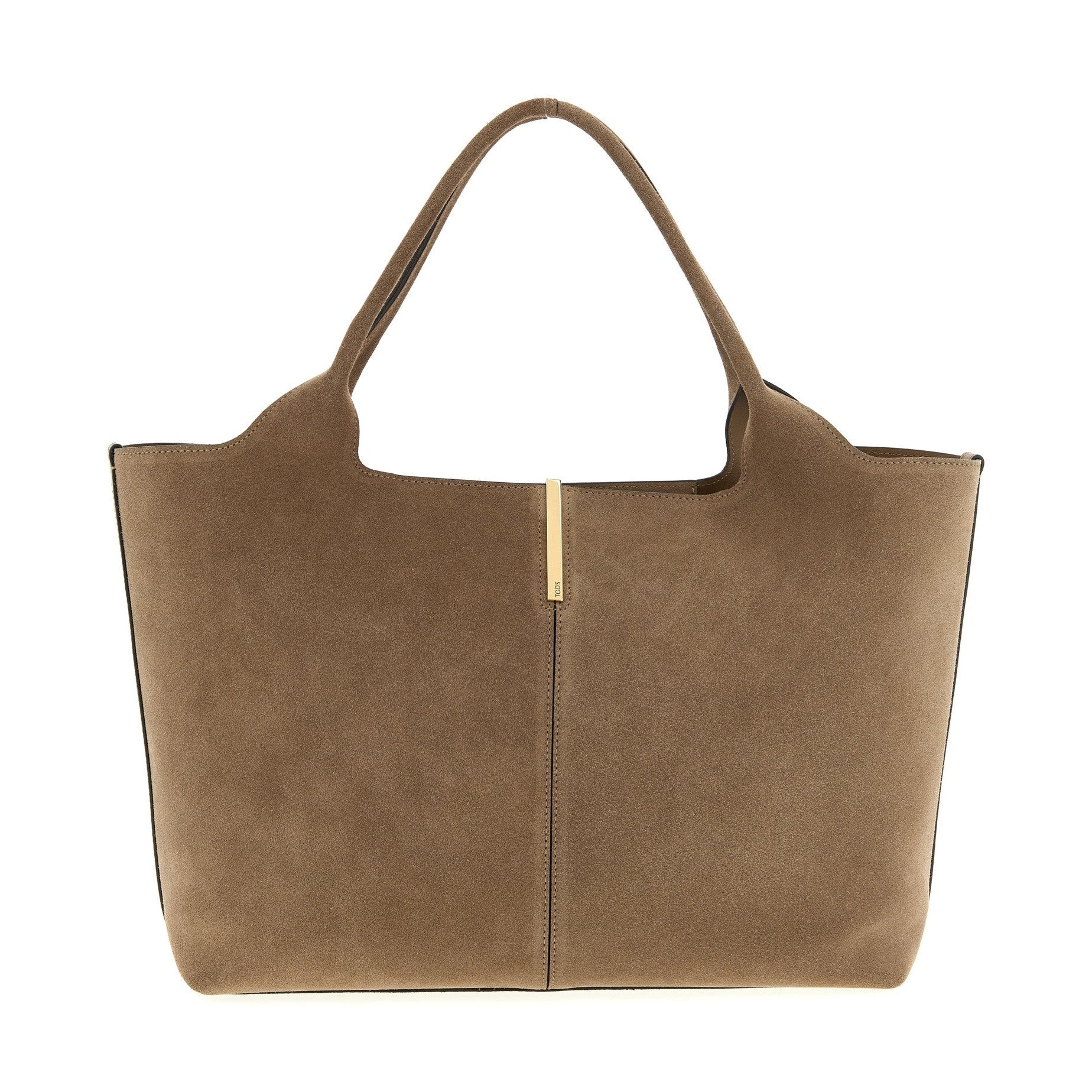 Tod's Beige Calfskin Tote Bag