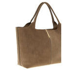 Tod's Beige Calfskin Tote Bag