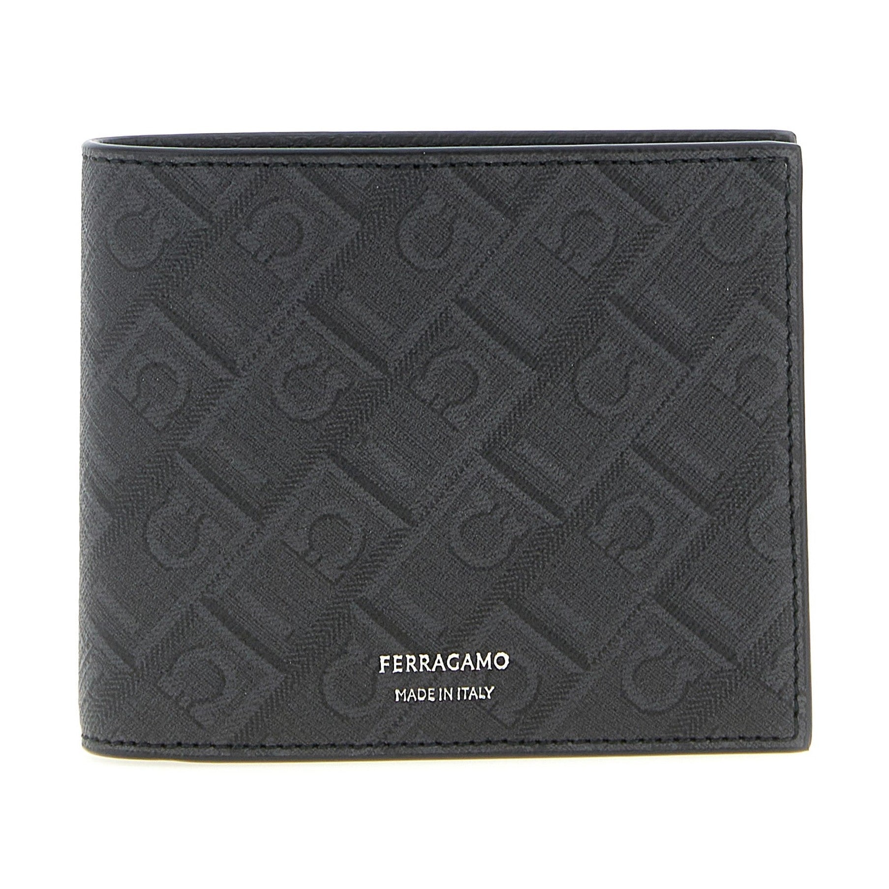 Ferragamo Black Polyethylene Wallet