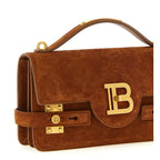 Balmain Brown Calfskin Handbag