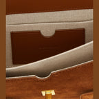 Balmain Brown Calfskin Handbag