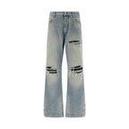 Amiri Blue Cotton Flared Jeans