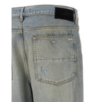 Amiri Blue Cotton Flared Jeans