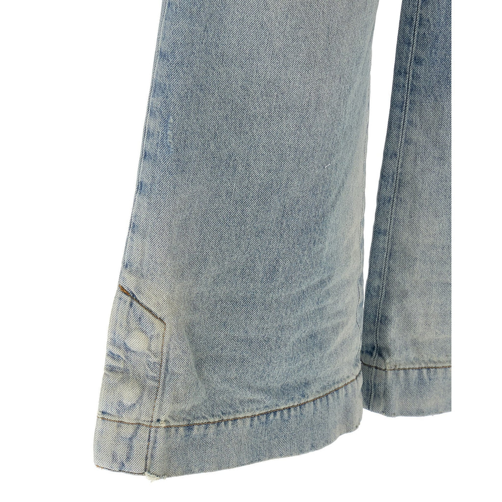 Amiri Blue Cotton Flared Jeans