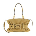 Balmain Beige Calfskin Shoulder Bag