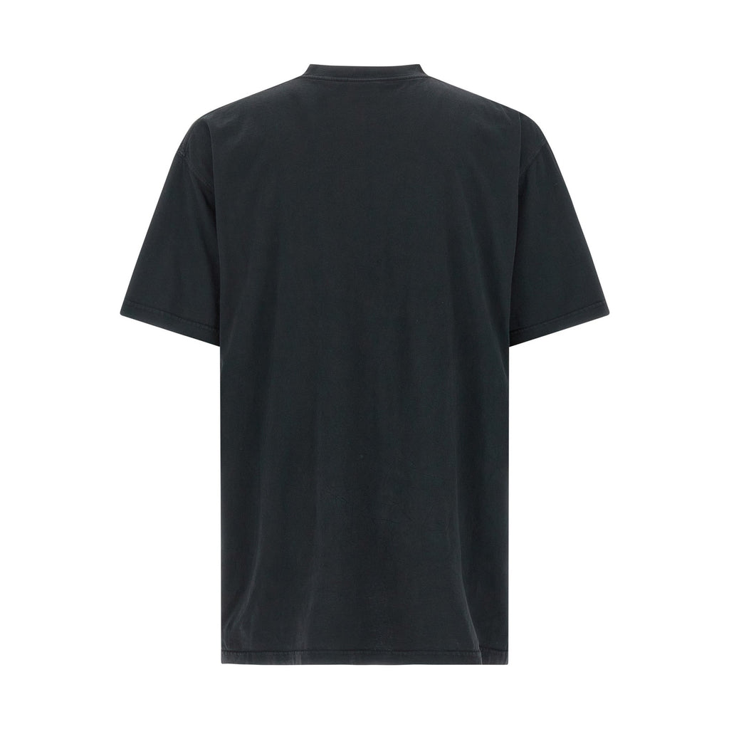 Balenciaga Black Cotton T-Shirt