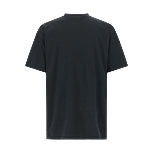 Balenciaga Black Cotton T-Shirt