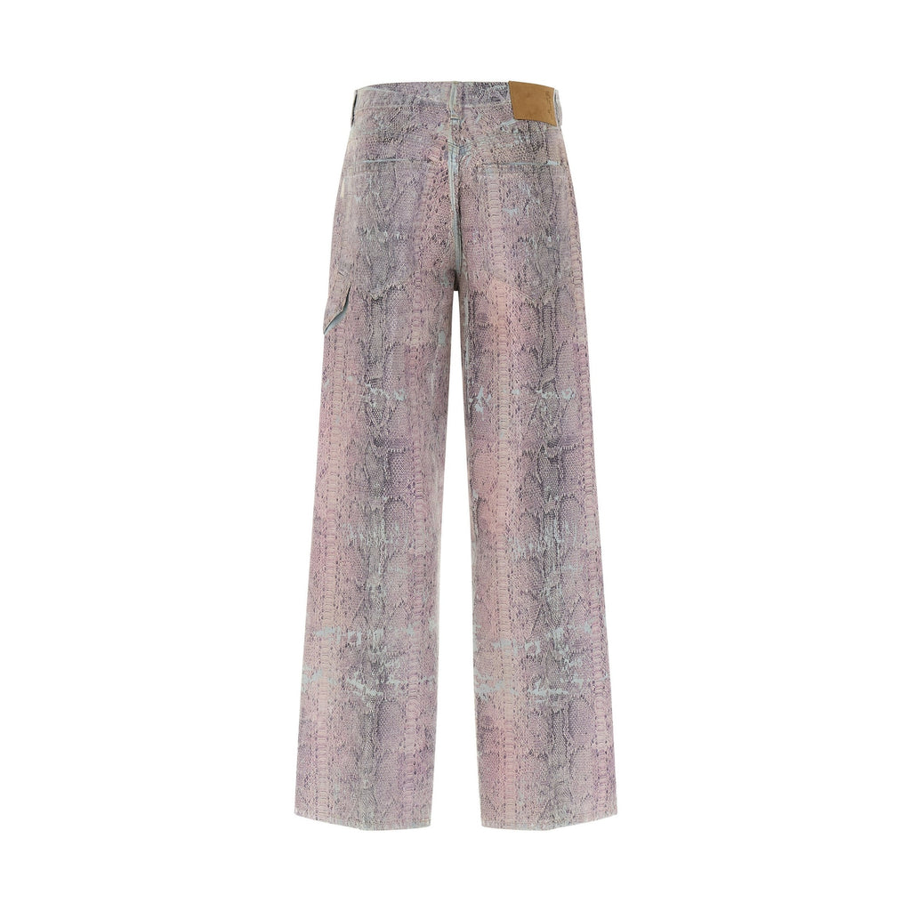Haikure Multicolor Polyester Jeans Denim