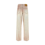 Haikure Gray Cotton Straight-Leg Jeans
