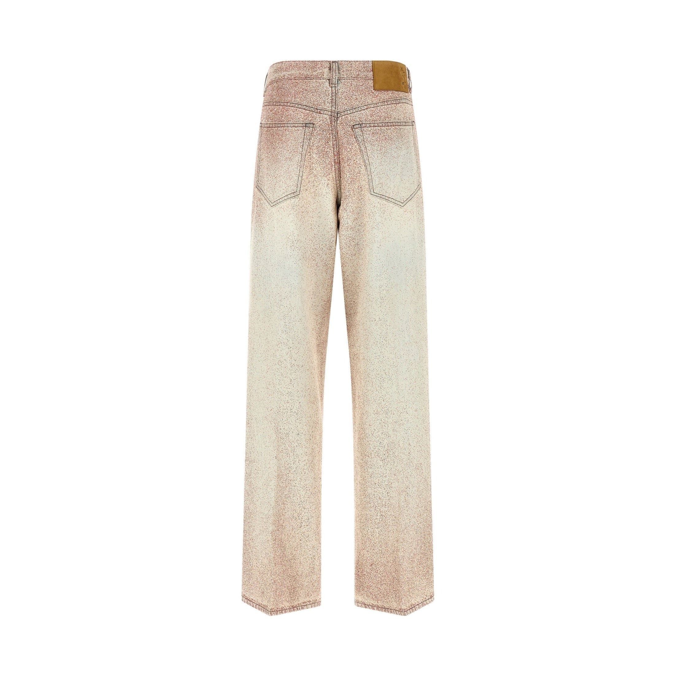 Haikure Gray Cotton Straight-Leg Jeans