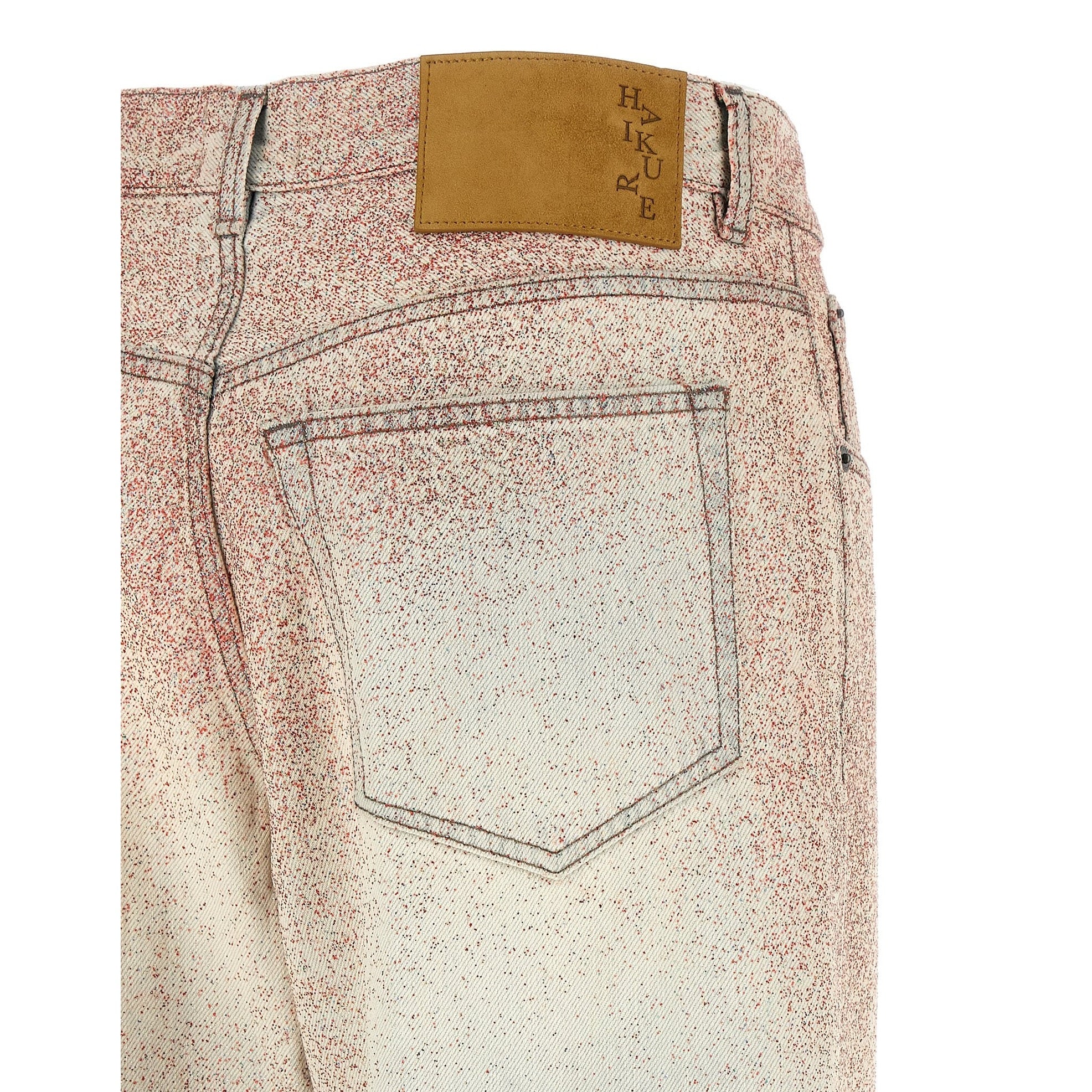 Haikure Gray Cotton Straight-Leg Jeans