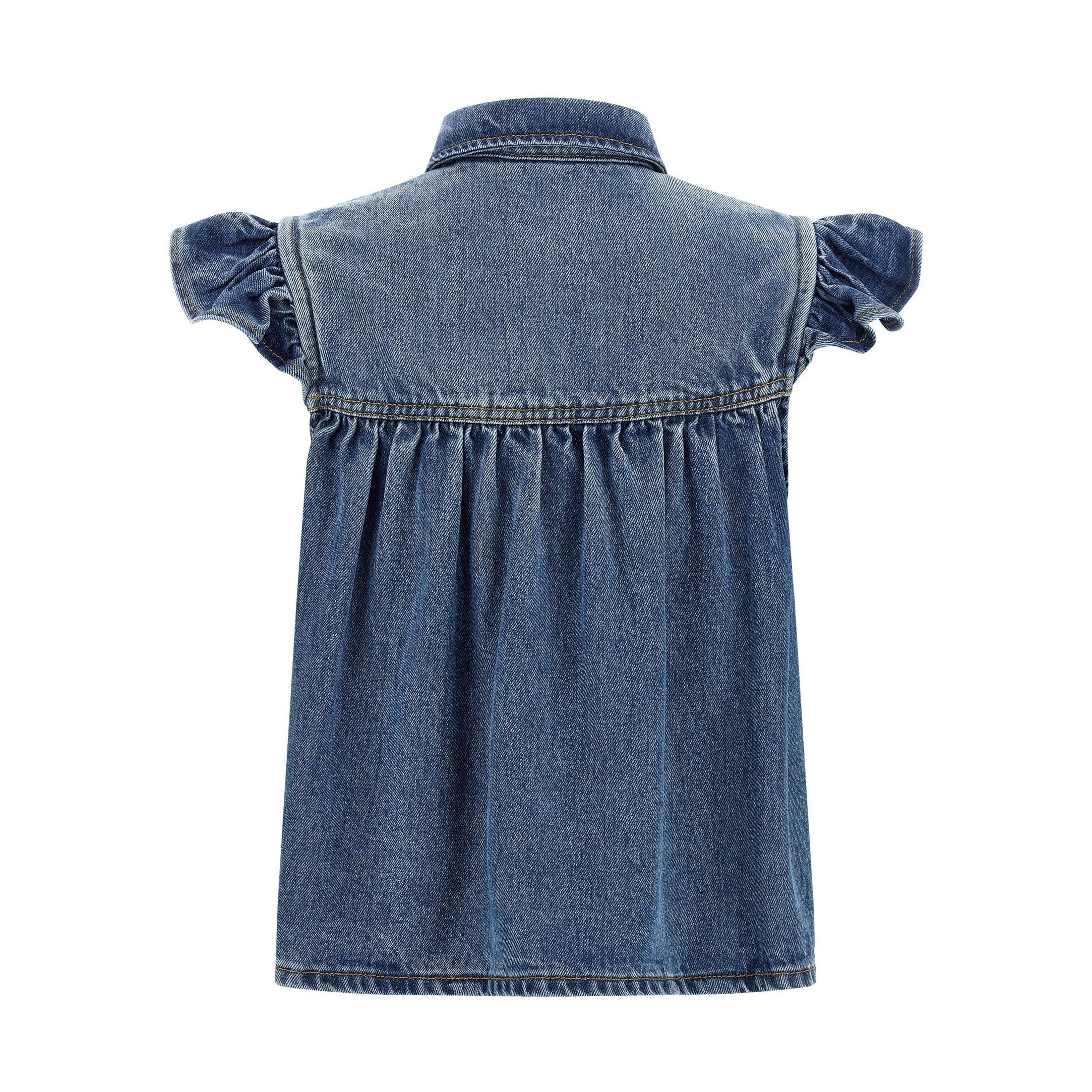Ganni Blue Denim Shirt