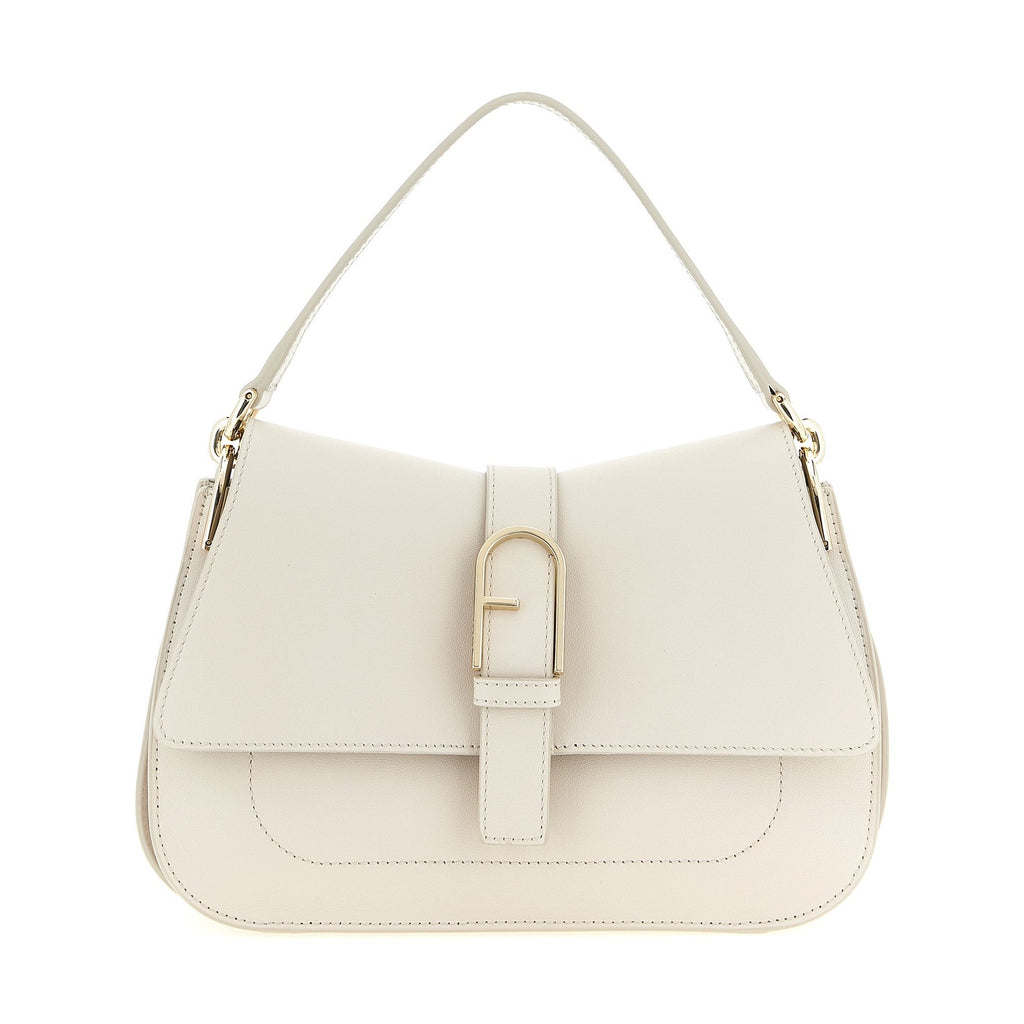 Furla Beige Calfskin Shoulder Bag
