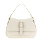 Furla Beige Calfskin Shoulder Bag