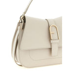 Furla Beige Calfskin Shoulder Bag